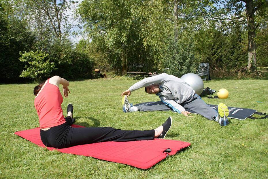 séance de stretching